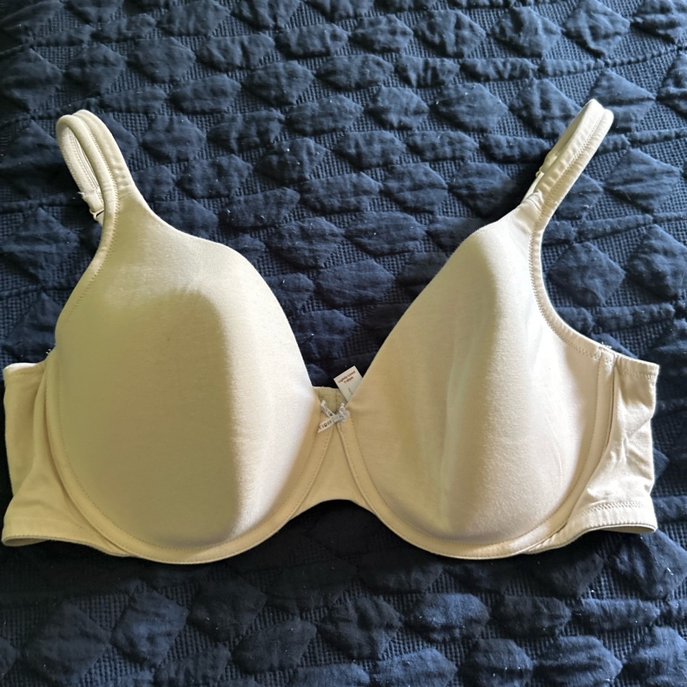 Cacique Cream Lightly Lined T-Shirt Bra